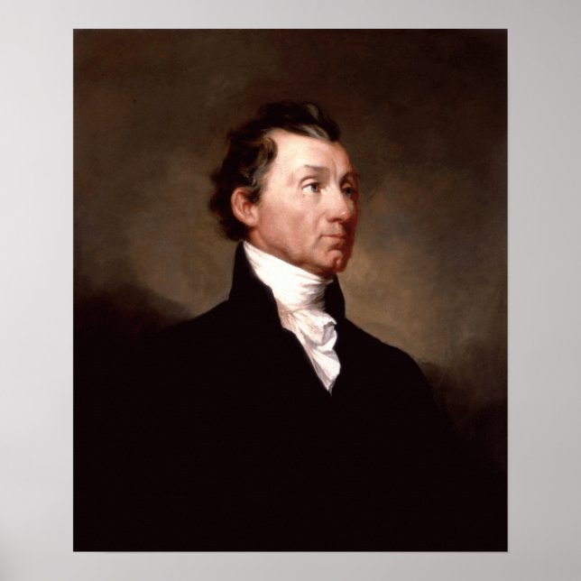 Poster Le président James Monroe Portrait (Devant)
