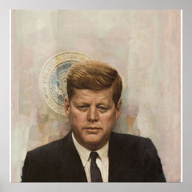 Poster Le président John Fitzgerald Kennedy (Devant)