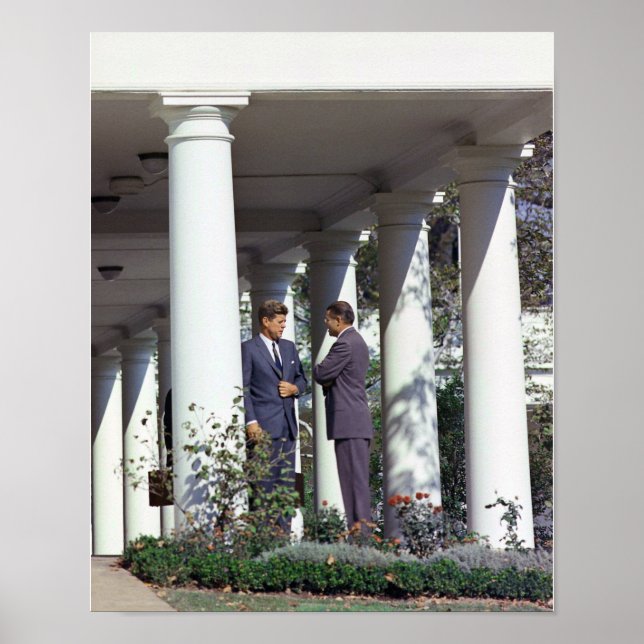 Poster Le président Kennedy et Robert McNamara (Devant)