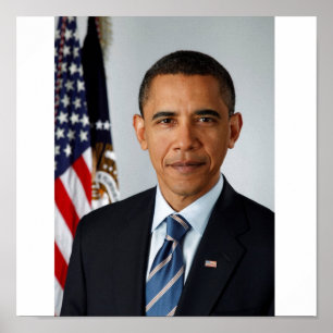 Poster Le Président Obama, portrait officiel