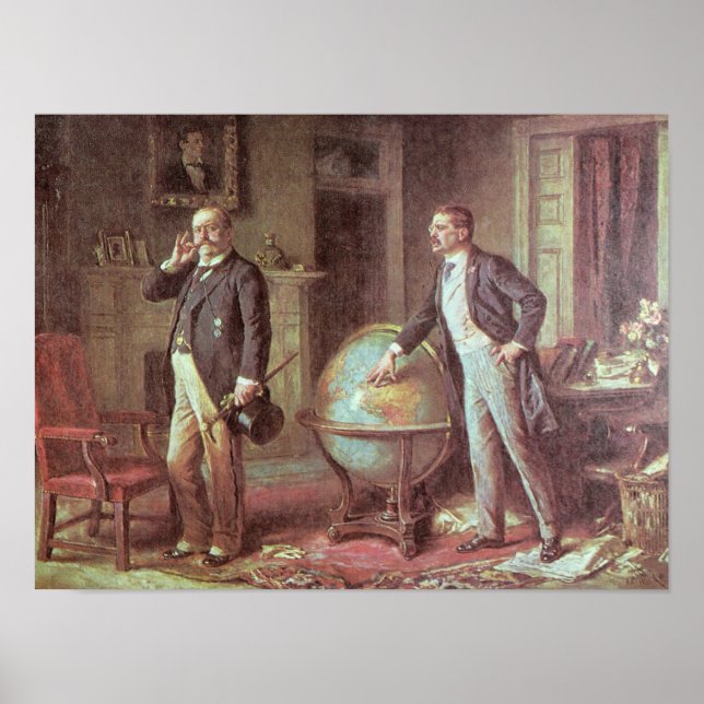 Poster Le président Theodore Roosevelt (Devant)