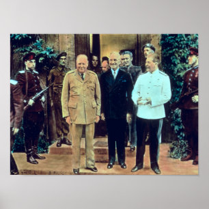 Poster Le président Truman et Joseph Staline