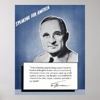 Le Président Truman — Parler Pour L'Amérique