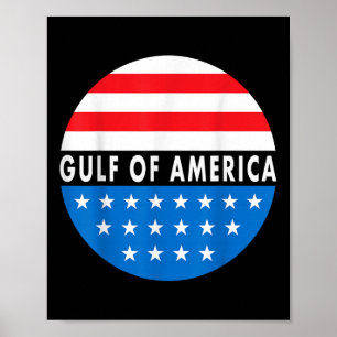 Poster Le Président Trump 2025 Du Golfe Des États-Unis _2