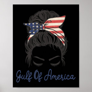 Poster Le Président Trump 2025 Du Golfe Des États-Unis _8