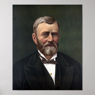 Poster Le président Ulysses S. Grant — Histoire américain