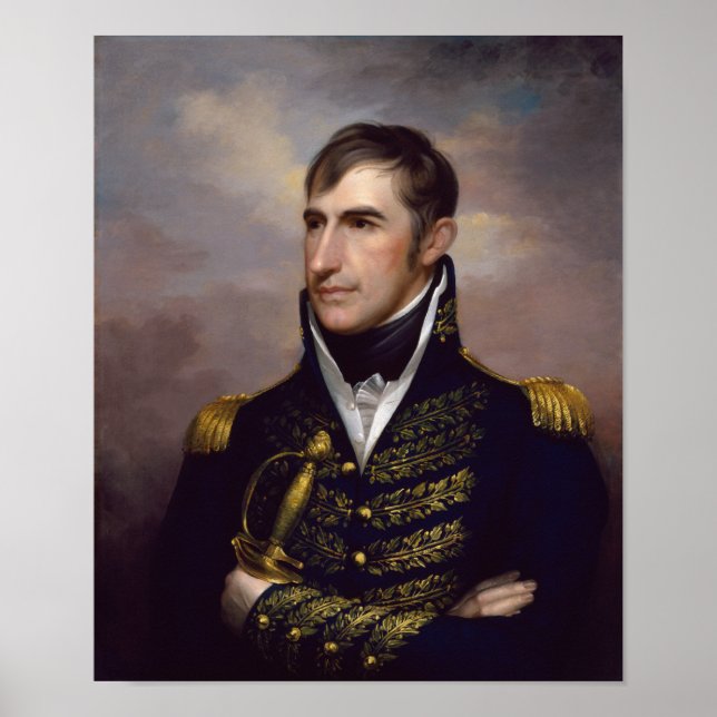 Poster Le président William Henry Harrison (Devant)