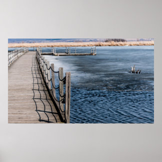 Poster Le printemps sur l'affiche du marais