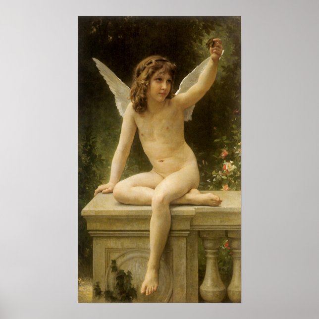 Poster Le Prisonnier (Le Captif) par Bouguereau (Devant)