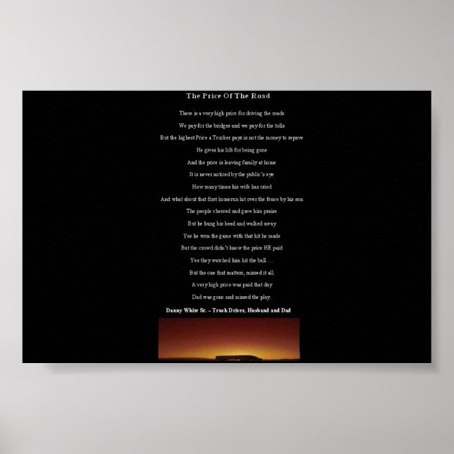 Poster Le Prix De La Route (Devant)