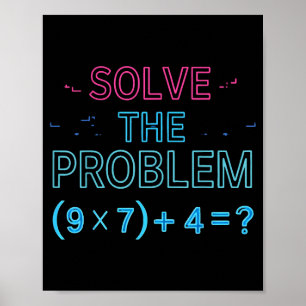 Poster Le problème de maths 67 mème