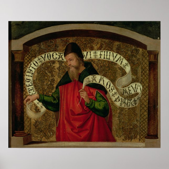 Poster Le Prophète Amos, 1535 (Devant)