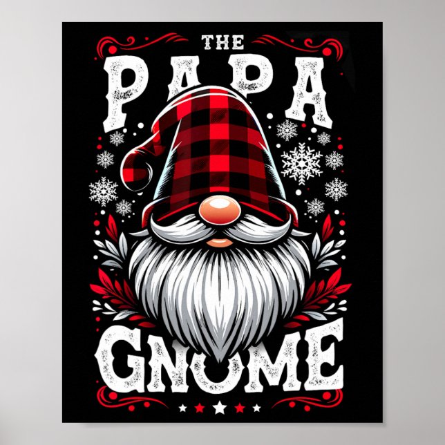 Poster Le Pyjama de Noël de la famille Papa Gnome (Devant)