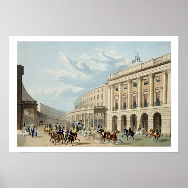 Poster Le quadrant, Regent Street, from Piccadilly Circu (Devant)