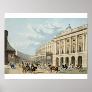 Poster Le quart de cercle, rue de régent, de Piccadilly