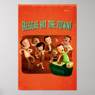 Poster Le reggae a frappé la ville !