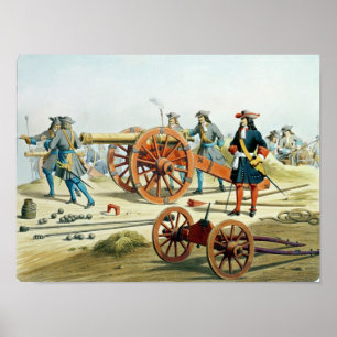 Poster Le régiment de Fusilliers du Roi