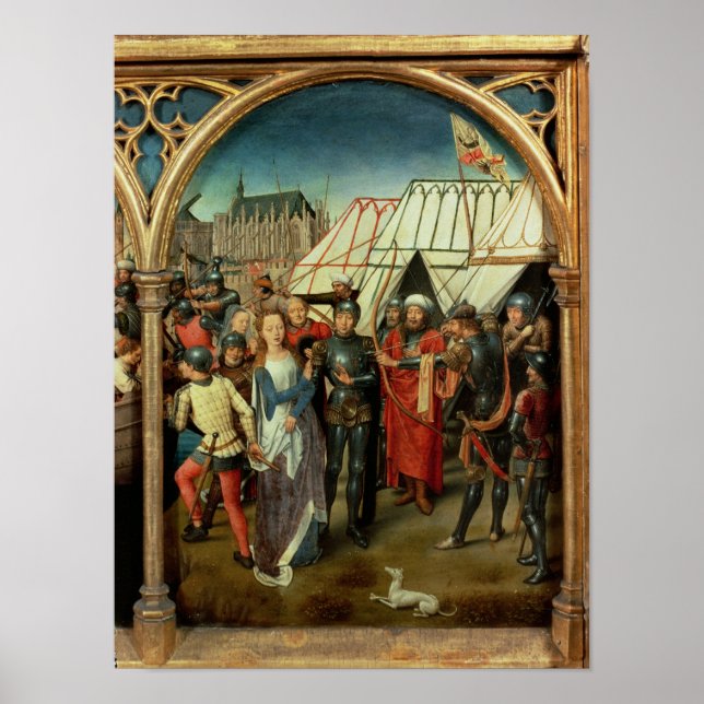 Poster Le Reliquaire de St. Ursula, 1489 (Devant)