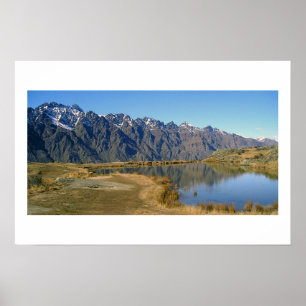 Poster Le Remarkables, Queenstown, Nouvelle Zélande