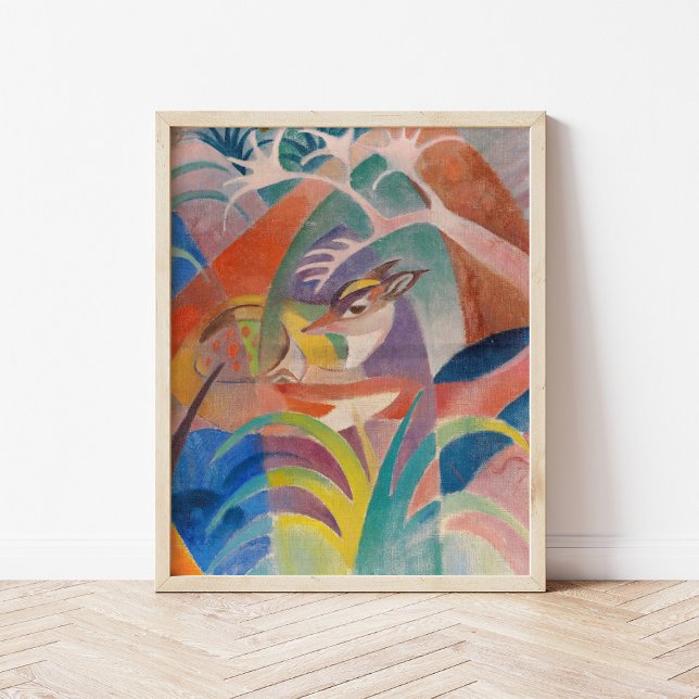 Poster Le renard malade | Jean Bloé Niestlé (Créateur téléchargé)