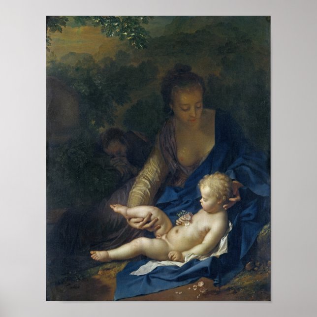 Poster Le reste du vol vers l'Egypte, 1706 (Devant)