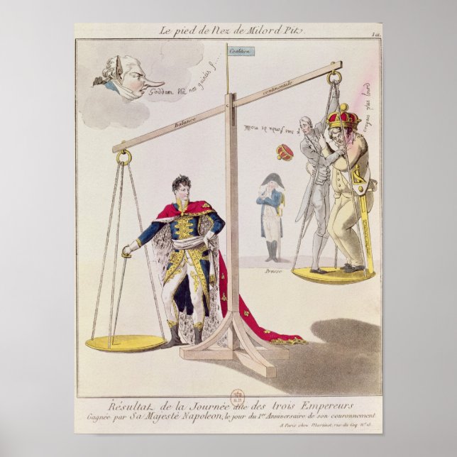 Poster Le résultat du jour des trois empereurs (Devant)