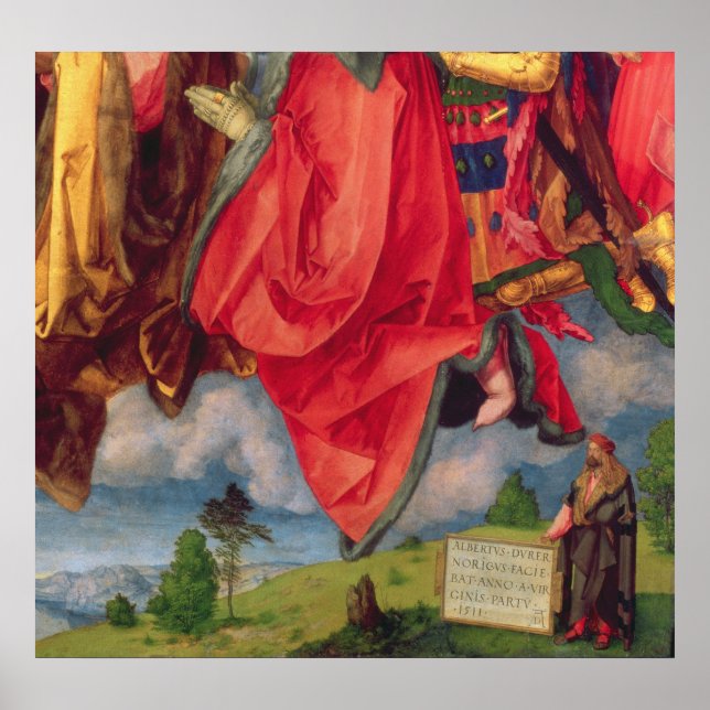 Poster Le Retable Landauer, Toussaint, 1511 2 (Devant)