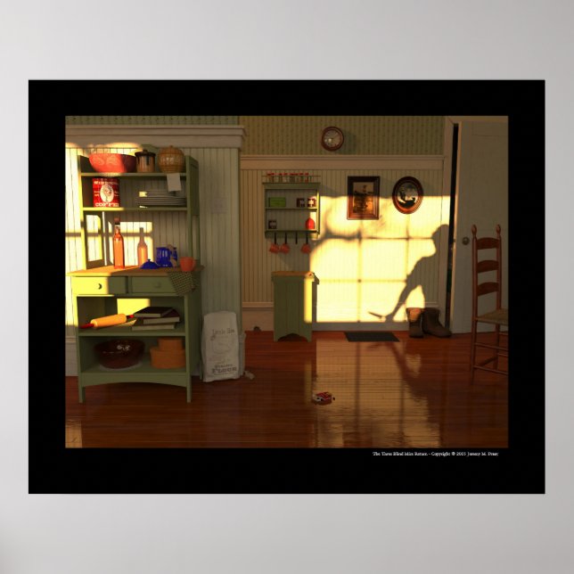 Poster Le retour des trois souris aveugles (Devant)