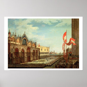 Poster Le retour des troupes de St Mark vers Venise