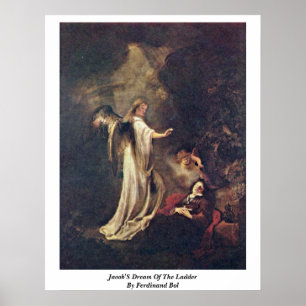Poster Le Rêve De Jacob De L'Échelle Par Ferdinand Bol