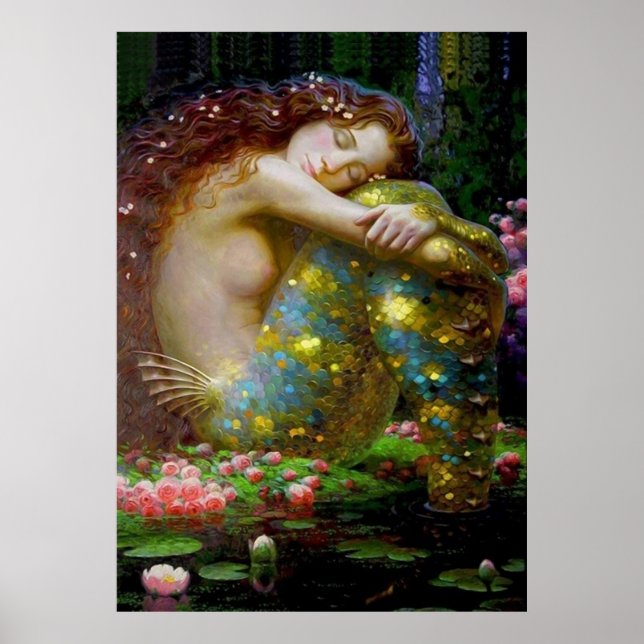 Poster Le rêve de la sirène (Devant)