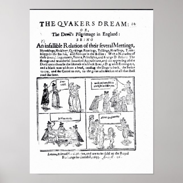Poster Le rêve des quakers (Devant)