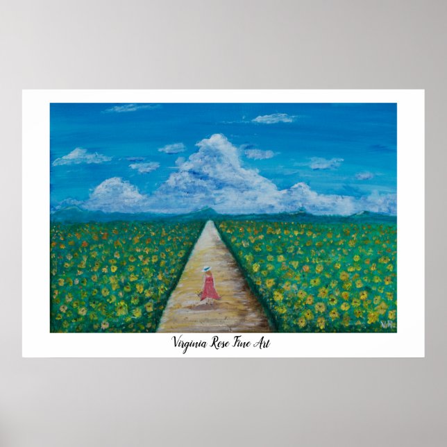 Poster Le rêve des tournesols (Devant)