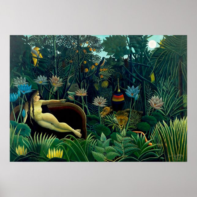 Poster Le rêve d'Henri Rousseau (Devant)