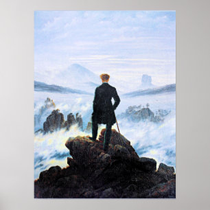Poster Le Rêveur, peinture artistique,