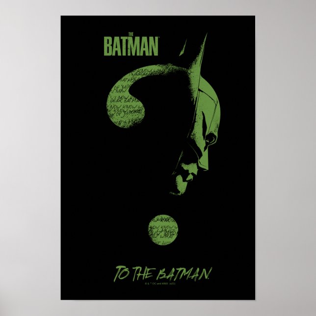 Poster Le Riddler "To the Batman" Question Mark (Devant)
