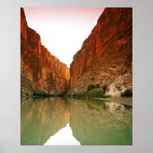 Poster Le Rio Grande, grande courbure NP, le Texas