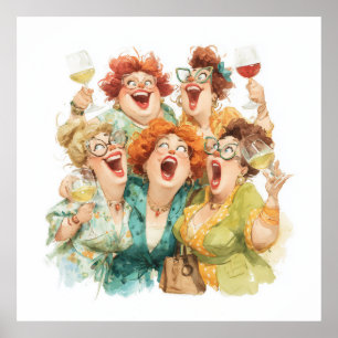 Poster Le rire nocturne des dames
