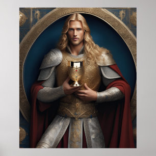 Poster Le Roi Arthur Et Le Saint Graal
