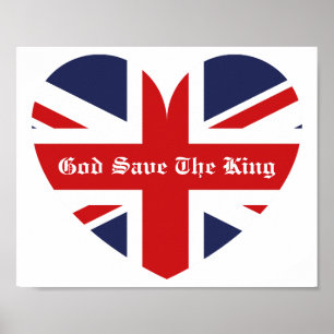 Poster Le roi Charles 111 /Dieu sauve le roi