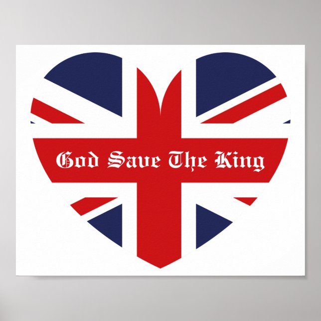 Poster Le roi Charles 111 /Dieu sauve le roi (Devant)