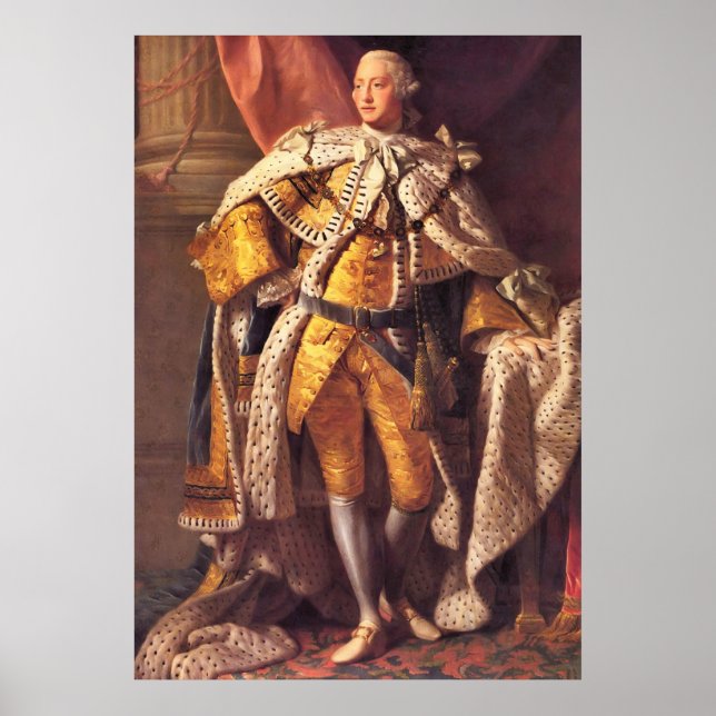 Poster Le roi d'Angleterre George III par Studio d'Allan  (Devant)