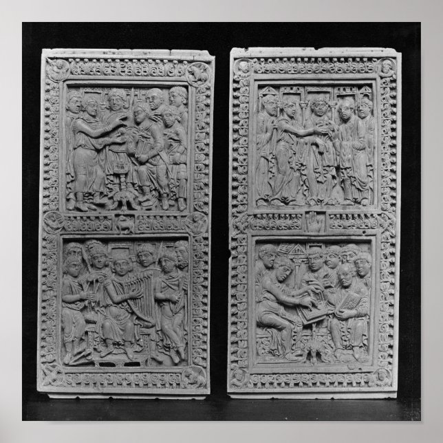 Poster Le roi David commande et chante le (Devant)