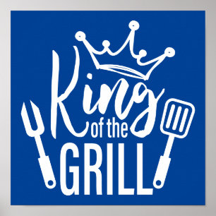 Poster Le roi de la typographie grill