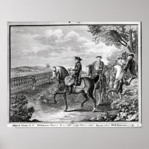 Poster Le roi Frédéric II de Prusse