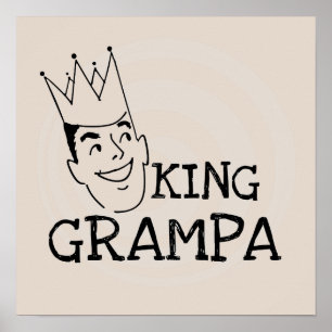 Poster Le Roi Grampa T-shirts et cadeaux