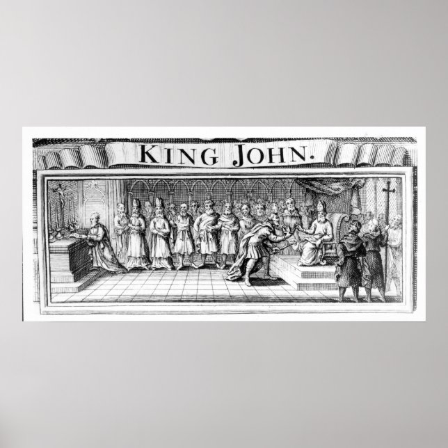 Poster Le roi John renonce à sa couronne (Devant)
