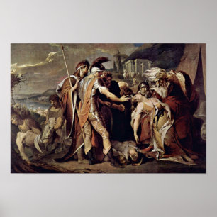 Poster Le Roi Lear Mourns Cordelia By Barry James