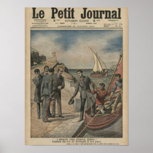 Poster Le roi Manuel II du Portugal fait ses adieux