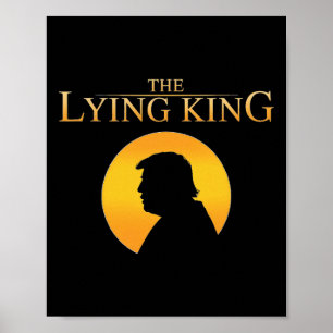 Poster Le roi menteur 8647 Résistez au président Trump Jo